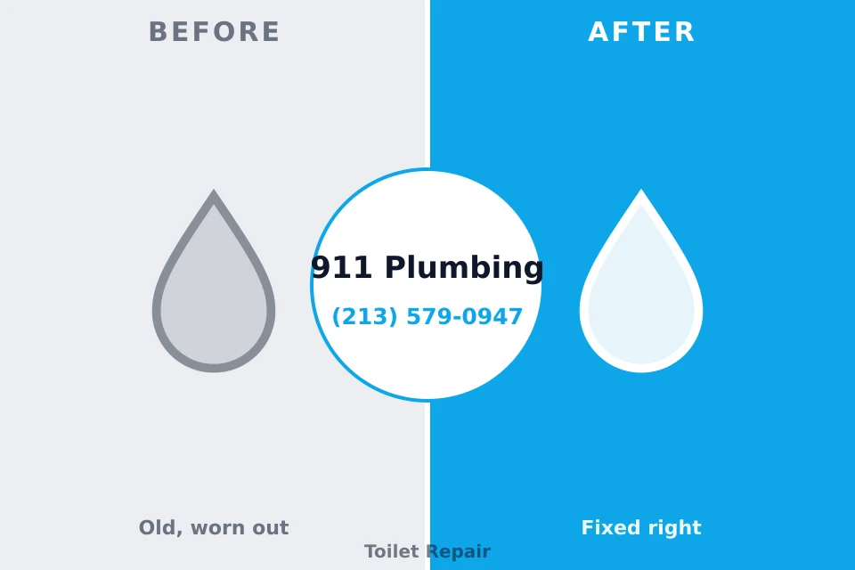 Before and after: plumbing company Adrian, MI
